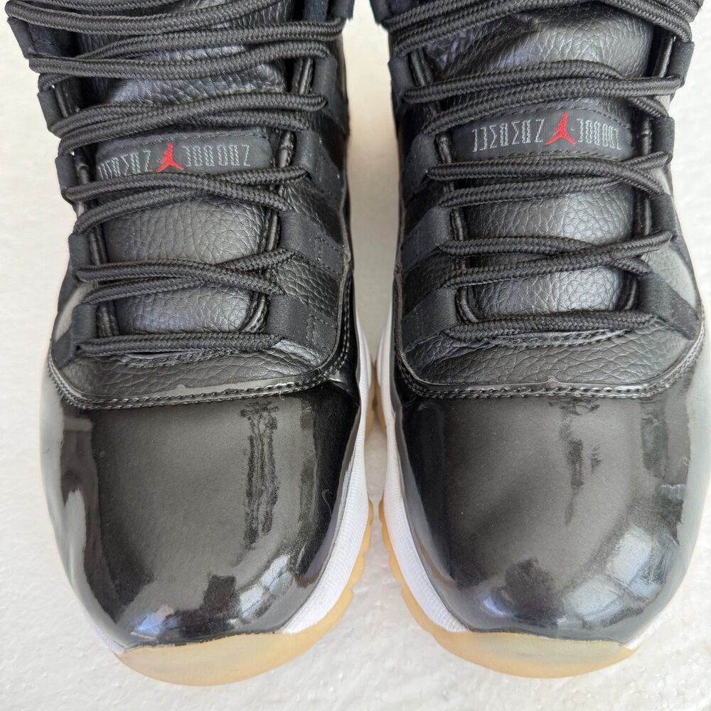 Size 11 Air Jordan 11 Retro 2008 Black Outsole Gum 136046-068 No Box - Picture 12 of 13